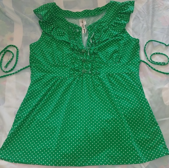 Heart Soul Tops - green top